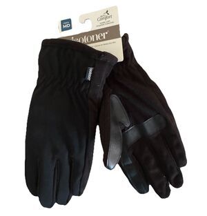 Isotoner Men’s SmartDri Winter Gloves – SmartTouch – Black – NEW w/ Tags